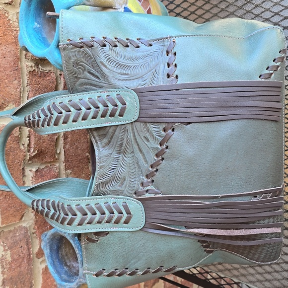 EUC American West Leather Bag - Picture 12 of 16